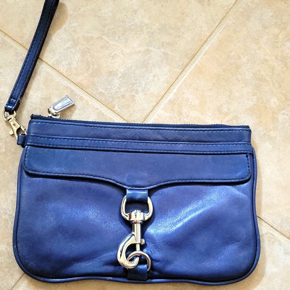Rebecca minkoff leather Wristlet